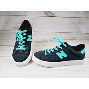 New Balance 210 Black Teal Skate Shoes Women’s Size 7 or Boys Sz 5
